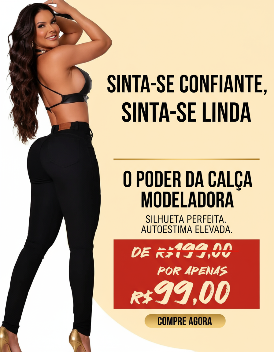 Calça Lipo Sculpt™ com Elastana - Queima de Estoque