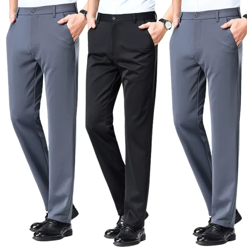 COMPRE 2  LEVE 3 |  Calça Social Clássica Alfaiataria + Cinto de Brinde